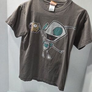 Nickelodeon Gray Invader Zim Tshirt. Gently Used Size Small